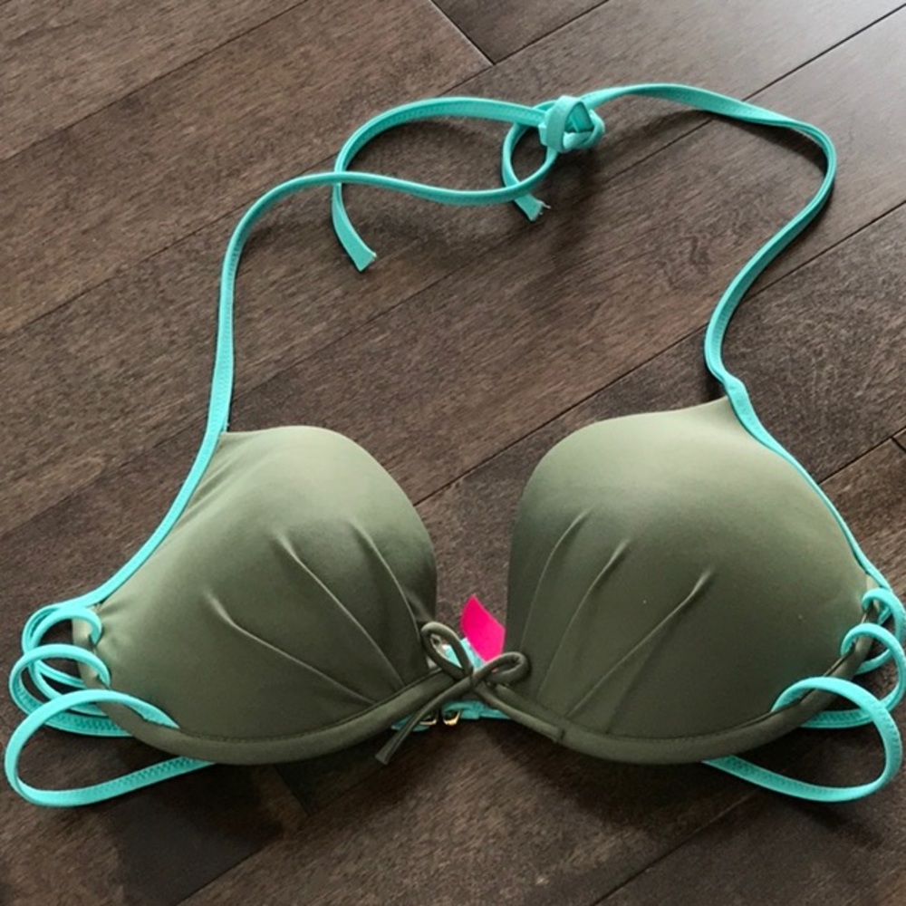 Victoria’s Secret Gorgeous strappy halter push-up